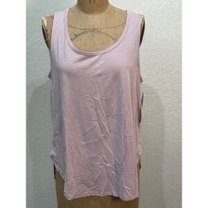 Sage Collective Women XL Bare Pink Braided Strappy Back Flowy Tank Top  NWT